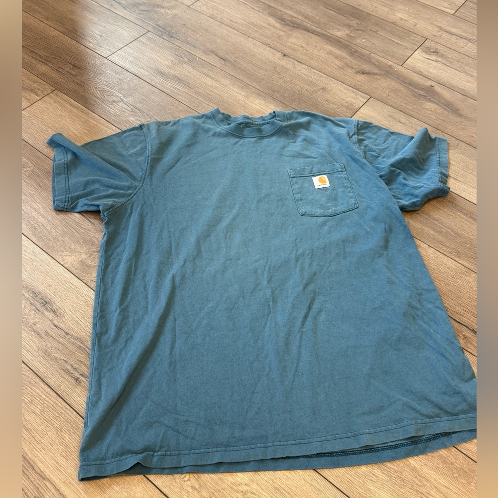 Carhartt Men's Teal Short Sleeve Tee